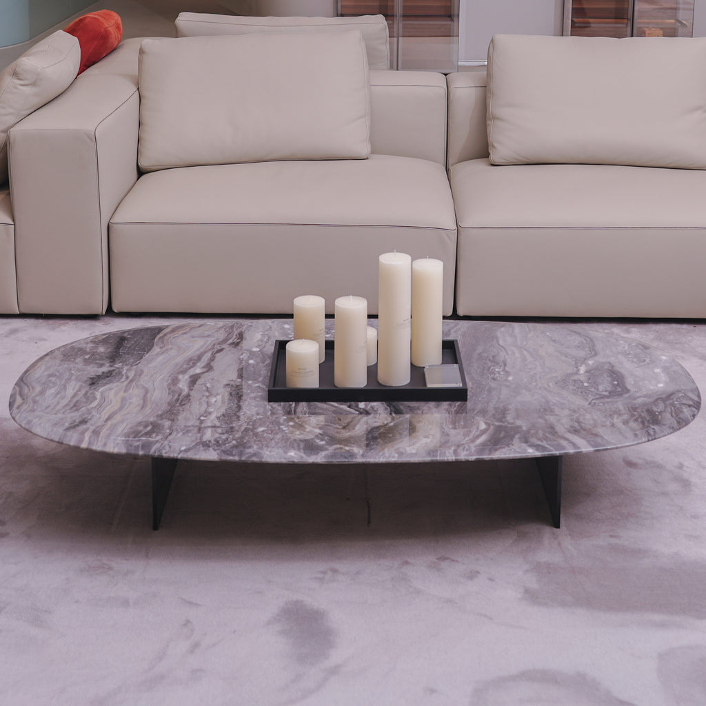 Bonsario „CALDERA“ – Sculptural Marble Coffee Table