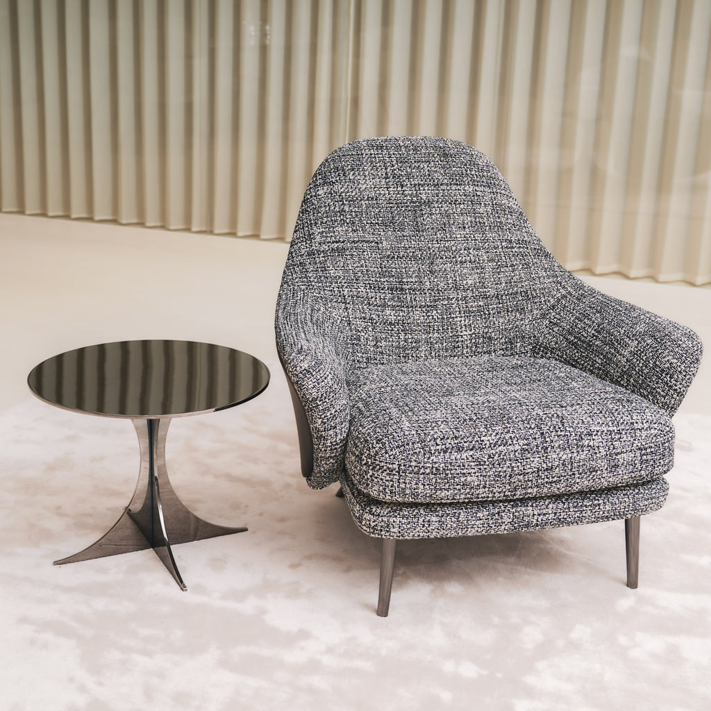 Loungesessel „SOFT CURVE“ – Edelstahl Edition